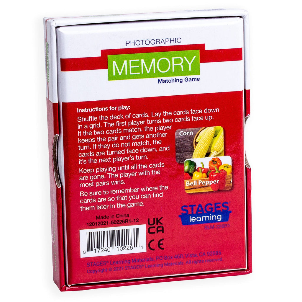 Fruits & Vegetables Memory