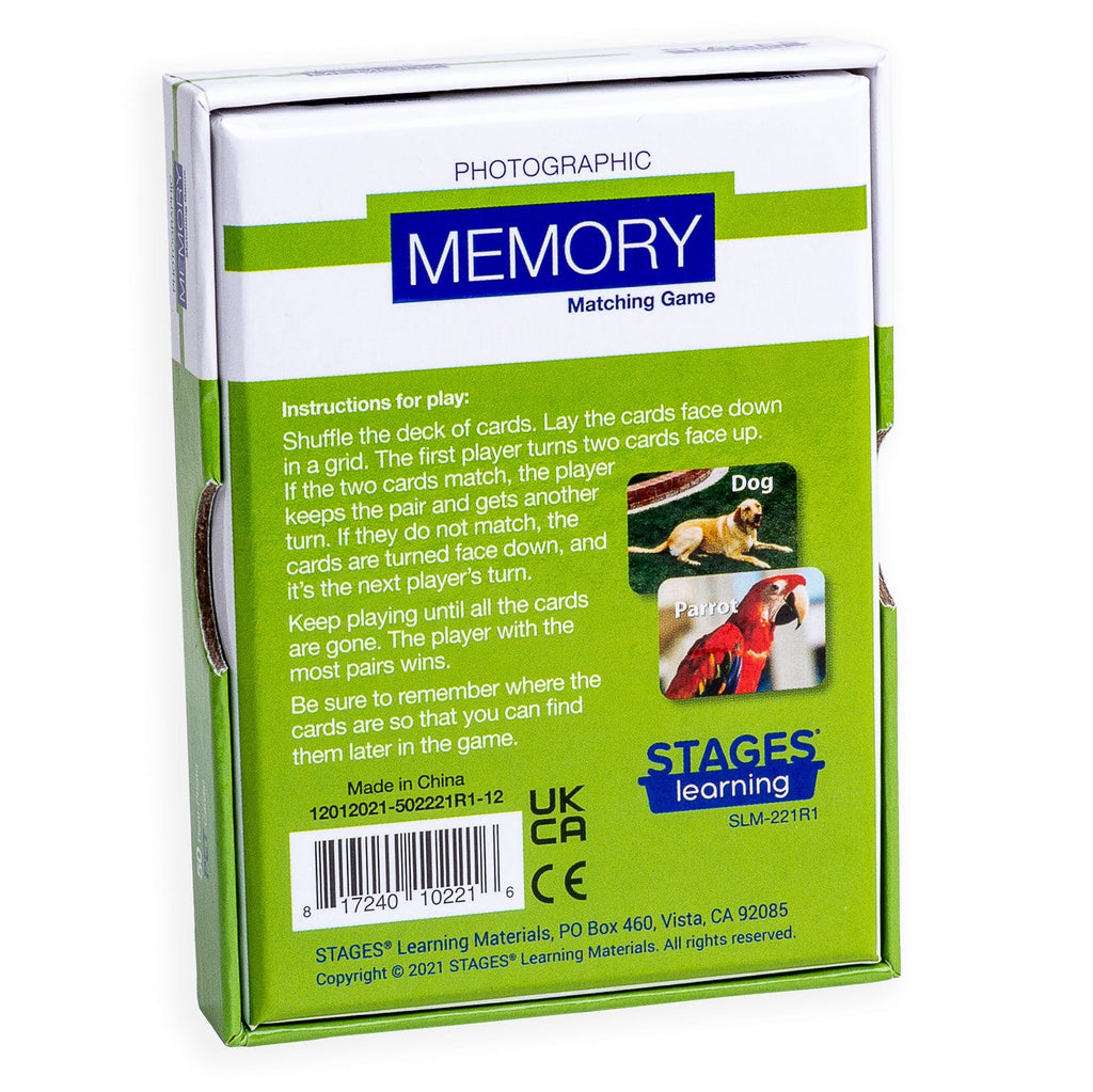 Pets Memory Card Game
