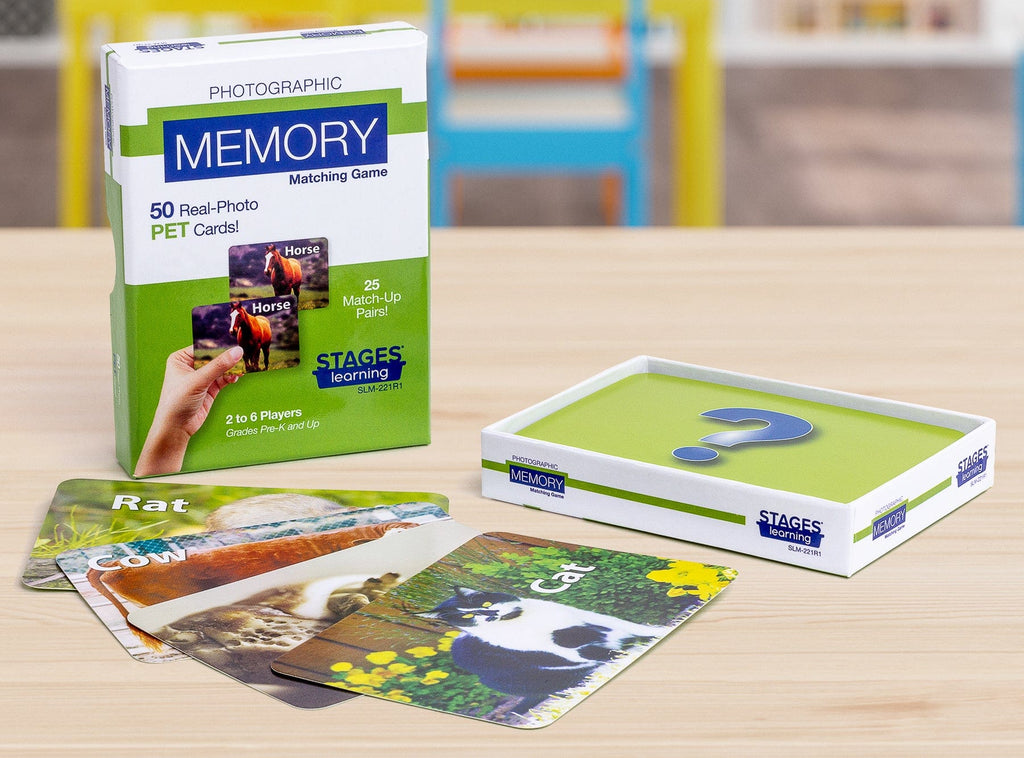 Pets Memory Card Game