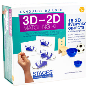 Language Builder 3D - 2D Everyday Object Matching Kit