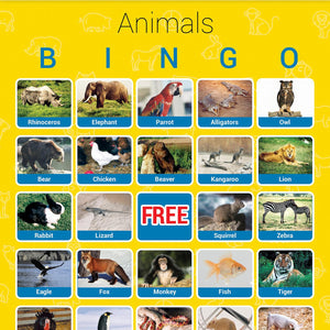 Animal Picture Bingo