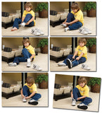 Language Builder Sequencing Cards- How a young boy put his socks and shoes on