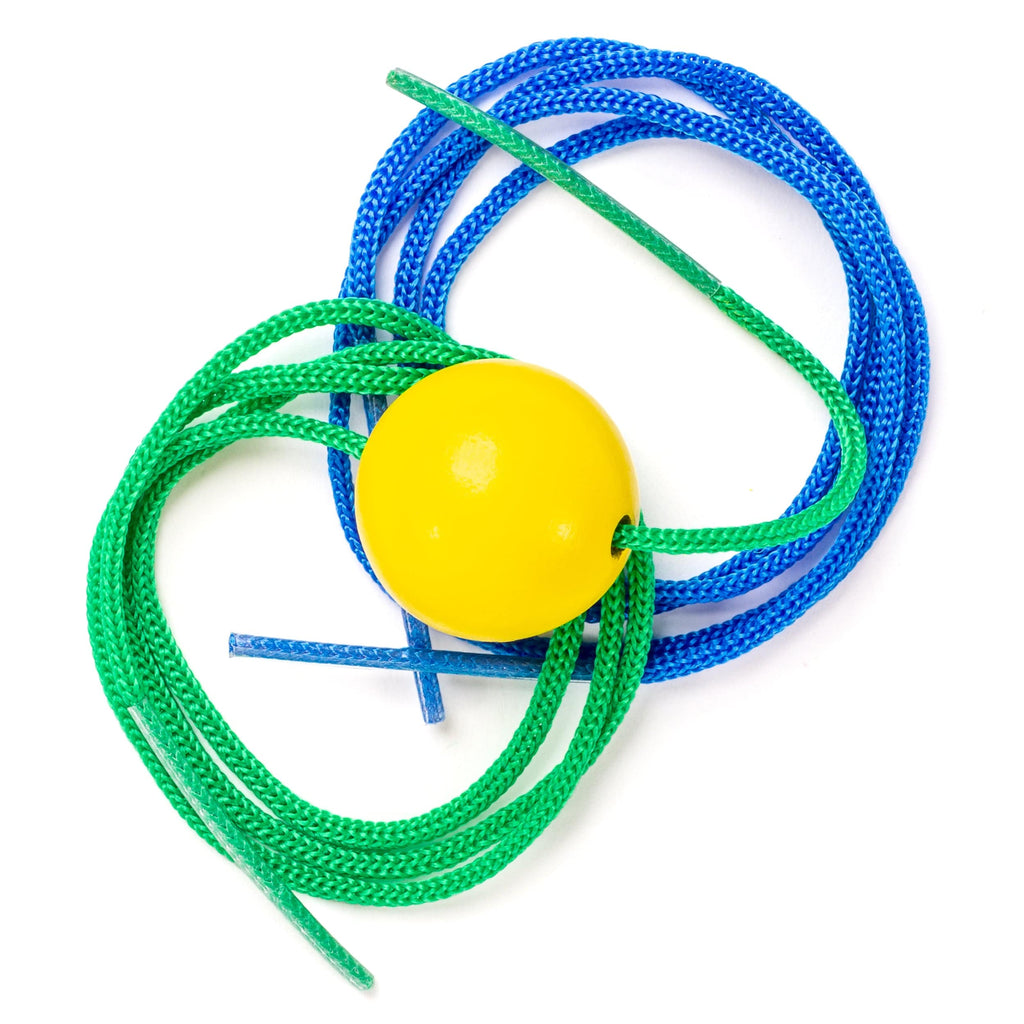 Stringing Beads- Wooden Tray
