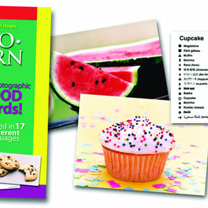 Lang-O-Learn Food Cards- cupcake and watermelon