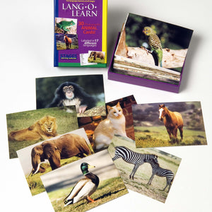 Lang-O-Learn Animal Cards for basic language skills to preschool age children