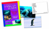 Lang-O-Learn Sea Life Cards- sea turtle and penguin