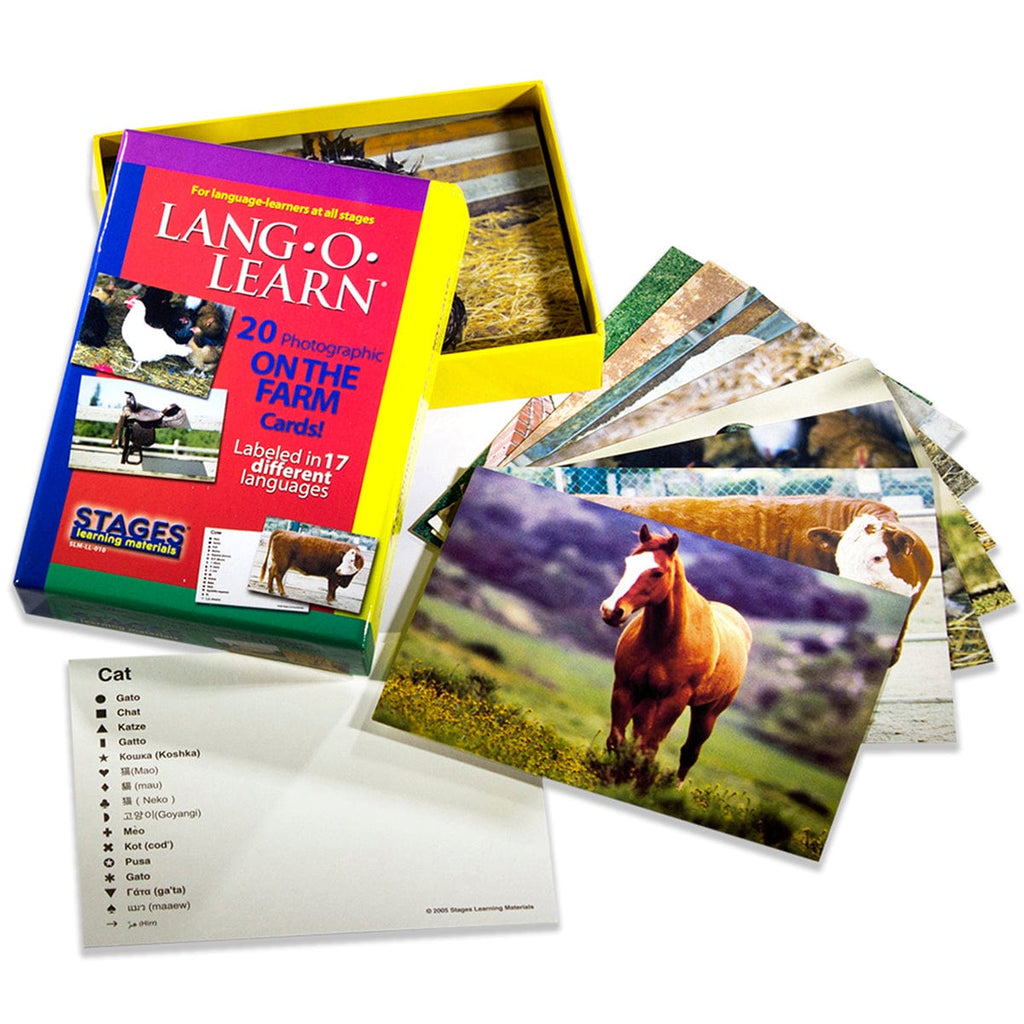 Lang-O-Learn On-the-Farm Cards