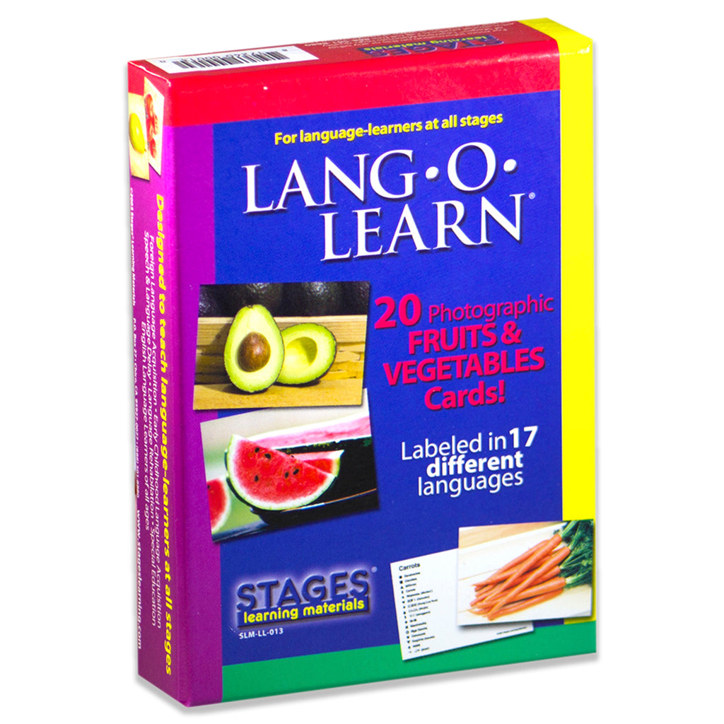 Lang-O-Learn Fruits & Vegetables Cards