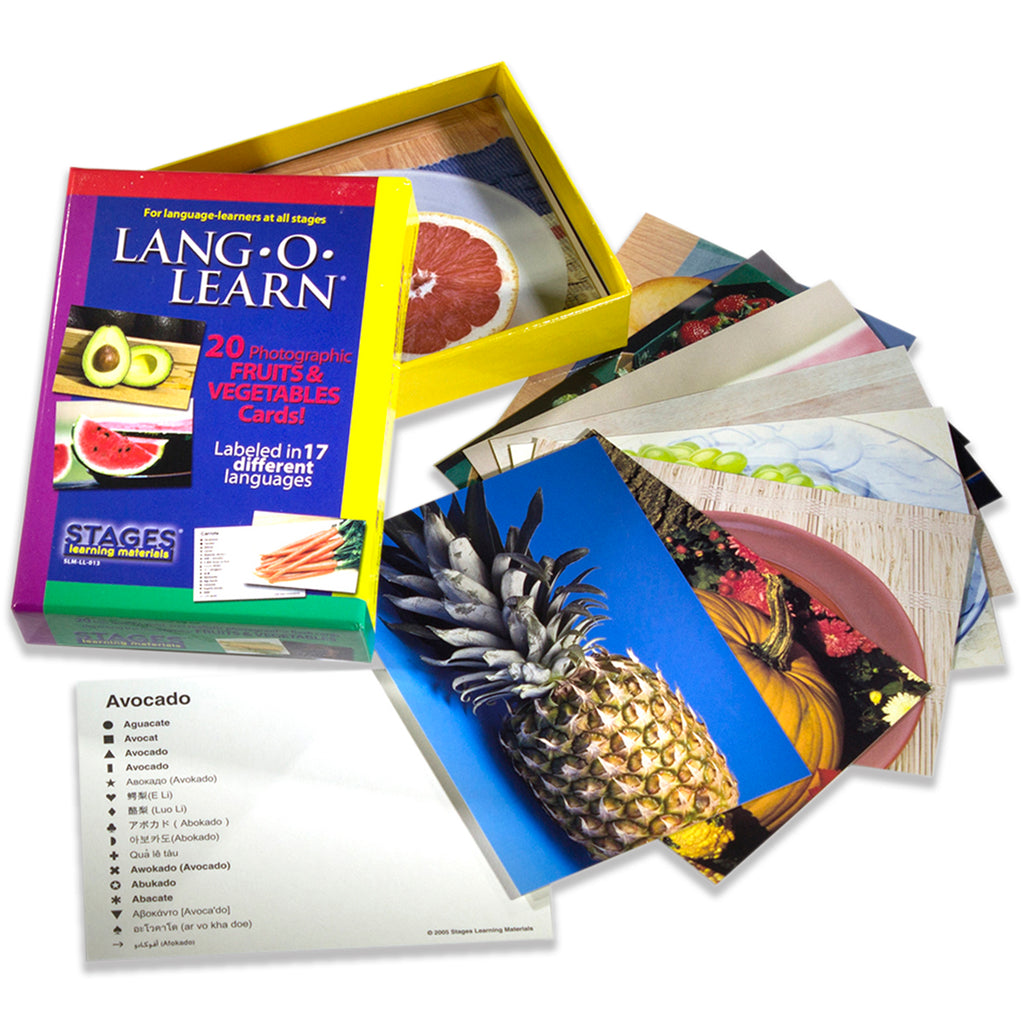 Lang-O-Learn Fruits & Vegetables Cards