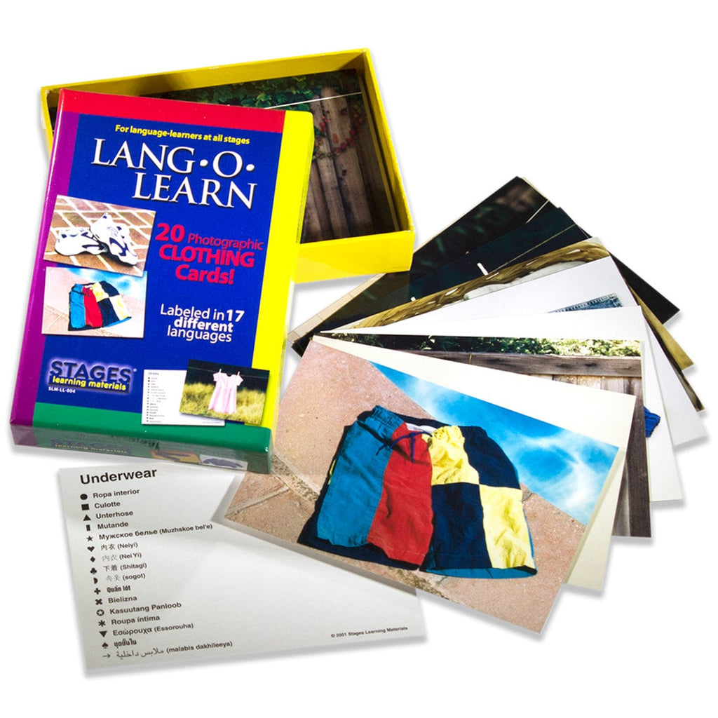 Lang-O-Learn Clothing Cards