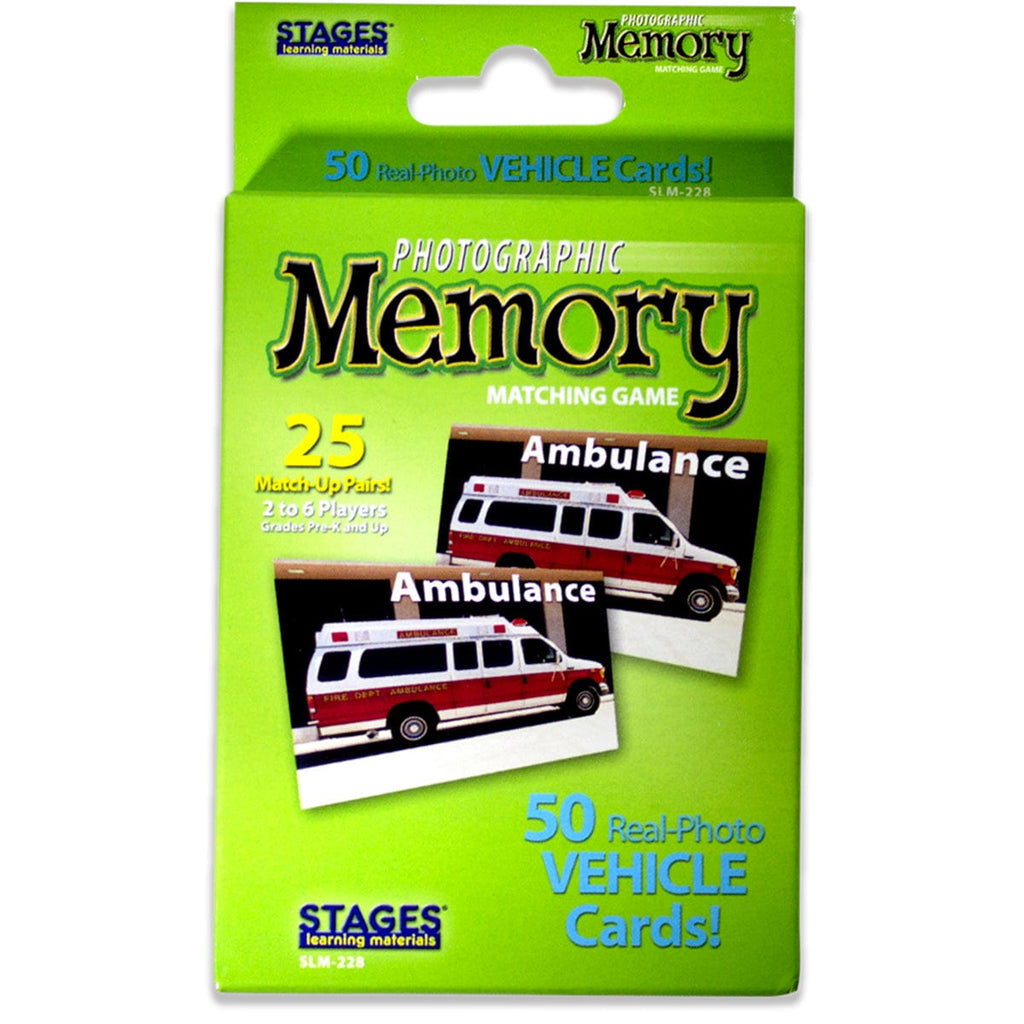 Vehicles Memory Game