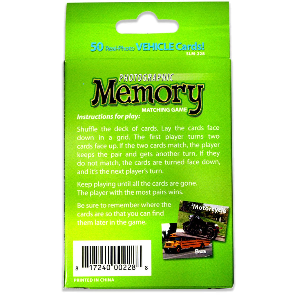 Vehicles Memory Game