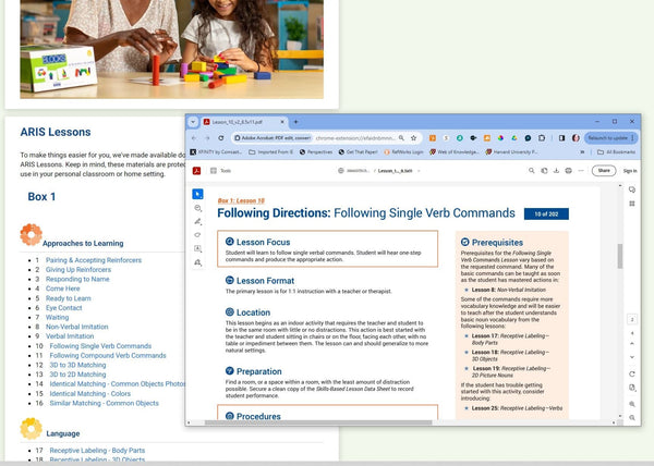 Language Builder ARIS Autism Curriculum Resource Hub Subscription ...
