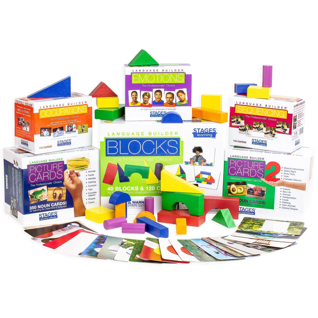 Language Builder Complete 13-Box Autism Education Set – Stages Learning ...