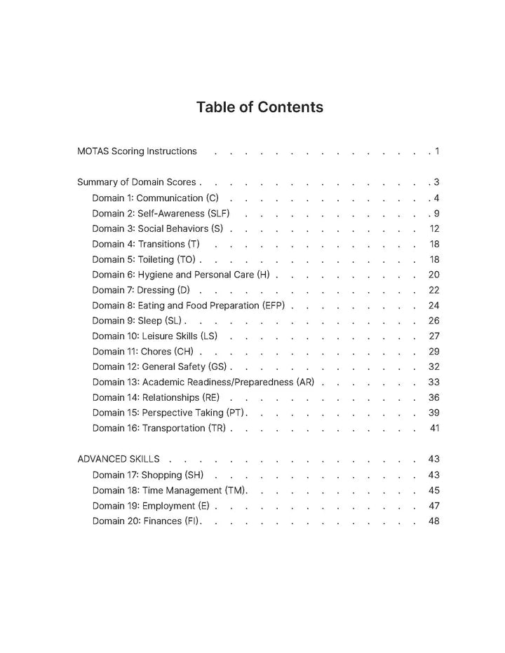 Meaningful Outcomes Treatment & Assessment Scale The MOTAS Full Bundle: Guide, LOOP Interviews, and the Scoring Sheets