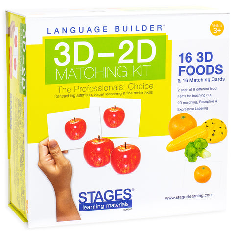 Language Builder 3D - 2D Food Matching Kit