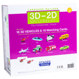 Language Builder 3D - 2D Vehicles Matching Kit