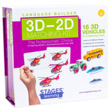 Language Builder 3D - 2D Vehicles Matching Kit