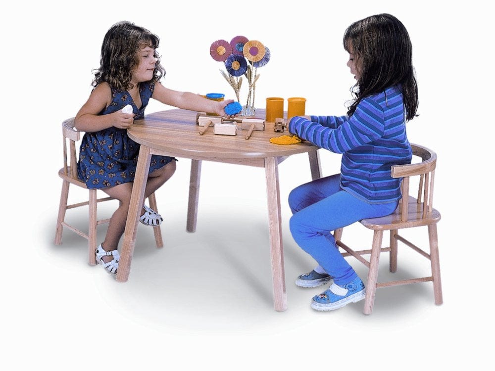 Child Pointing Table Round Children's Table for Autism Education