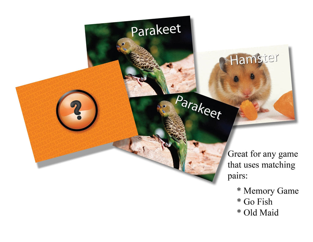 Pets Memory Card Game