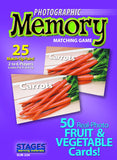 Fruits & Vegetables Memory Matching Game