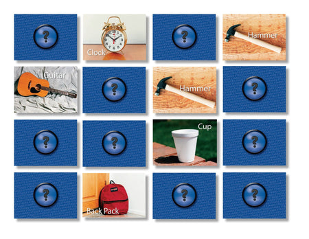 Everyday Objects Memory Matching Game