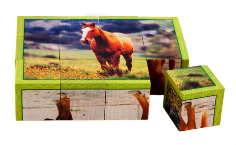 Farm Animal Puzzle for Vocabulary and Knowledge of Animals