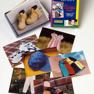 Lang-O-Learn Clothing Cards for learning basic language skills to preschool age children