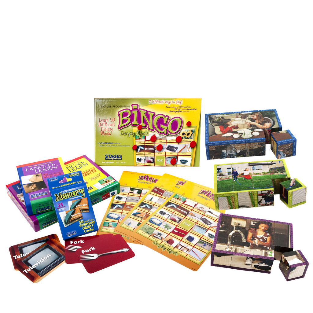 Home and Self Learning Kit to help younger children develop necessary language and cognitive skills