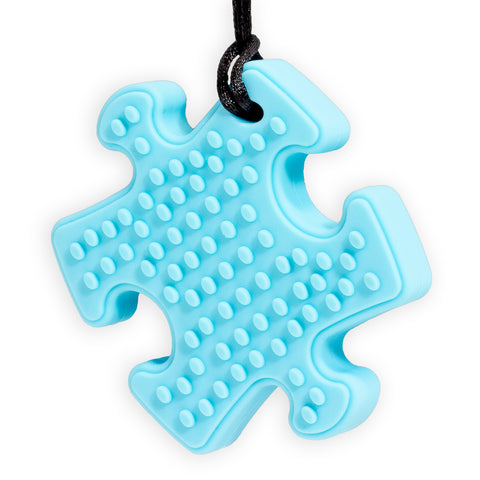 Autism Necklace For Men ASD Awareness Dog Tag Jigsaw Puzzle Piece Pendant  UK | eBay